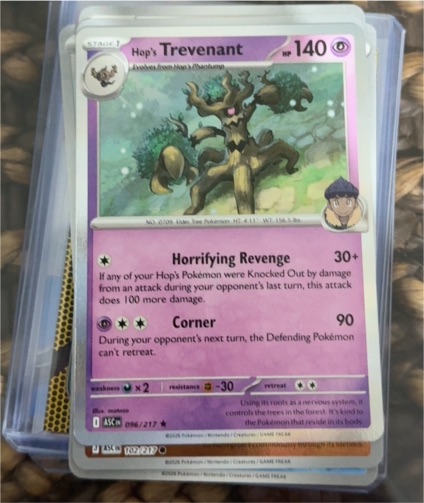 2023 Pokemon Ascended Heroes #096 Hop's Trevenant — front