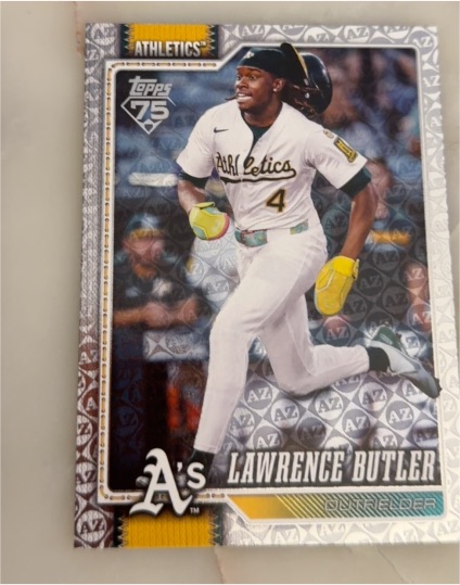 2026 Topps Series 1 #324 Lawrence Butler — front