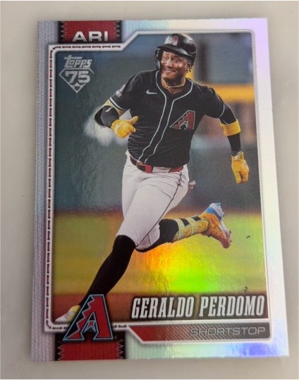 2026 Topps Series 1 #257 Geraldo Perdomo — front