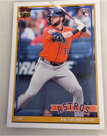 2026 Topps #T91-56 Jacob Melton 1991 Topps Baseball 35th Anniversary — front