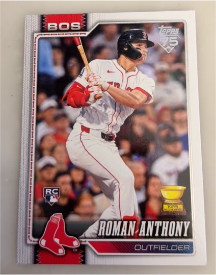 2026 Topps Series 1 #189 Roman Anthony — front