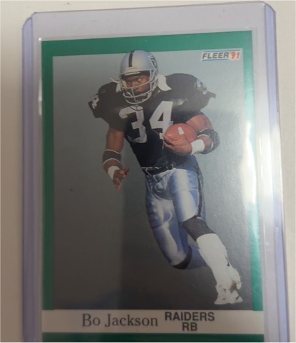 1991 Fleer #110 Bo Jackson — front