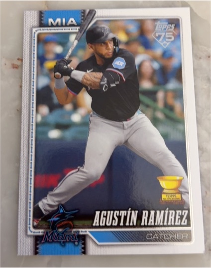 2026 Topps Series 1 #287 Agustín Ramírez — front