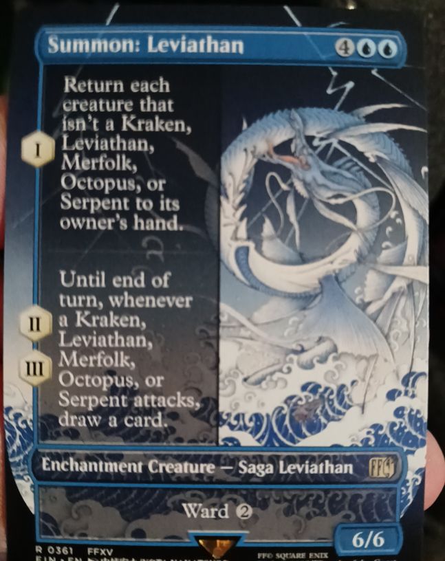 Magic: The Gathering Final Fantasy #361 Summon: Leviathan — front