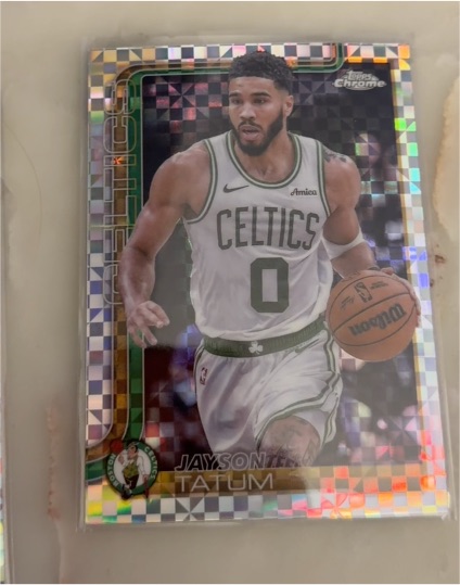 2025-26 Topps Chrome #49 Jayson Tatum — front