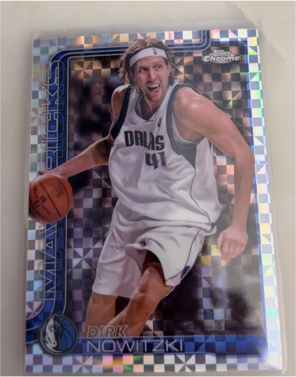 2025-26 Topps Chrome #246 Dirk Nowitzki — front
