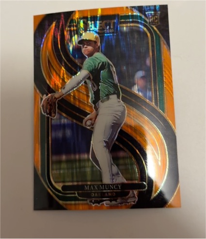 2025 Panini Select #160 Max Muncy Premier Level Rookie Card — front