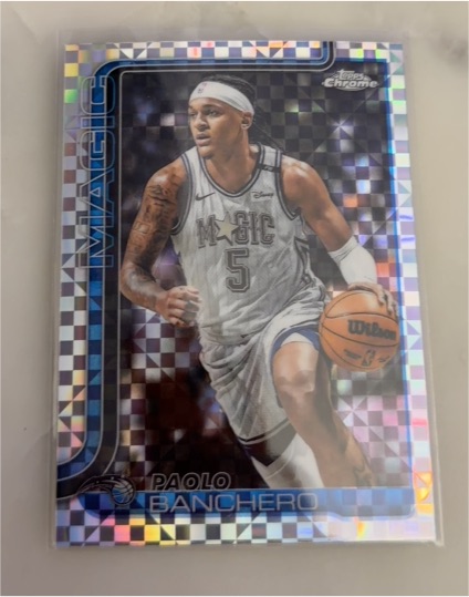 2025-26 Topps Chrome #140 Paolo Banchero — front