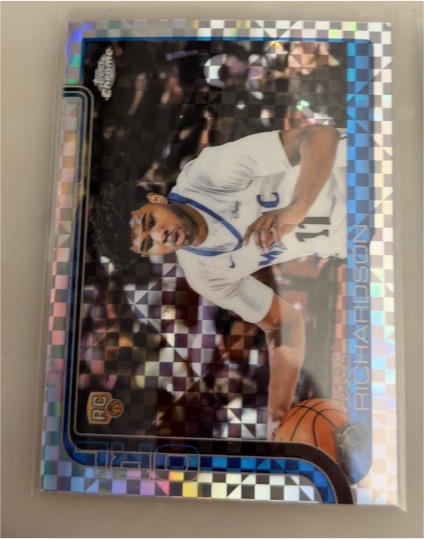 2025-26 Topps Chrome #275 Jase Richardson — front