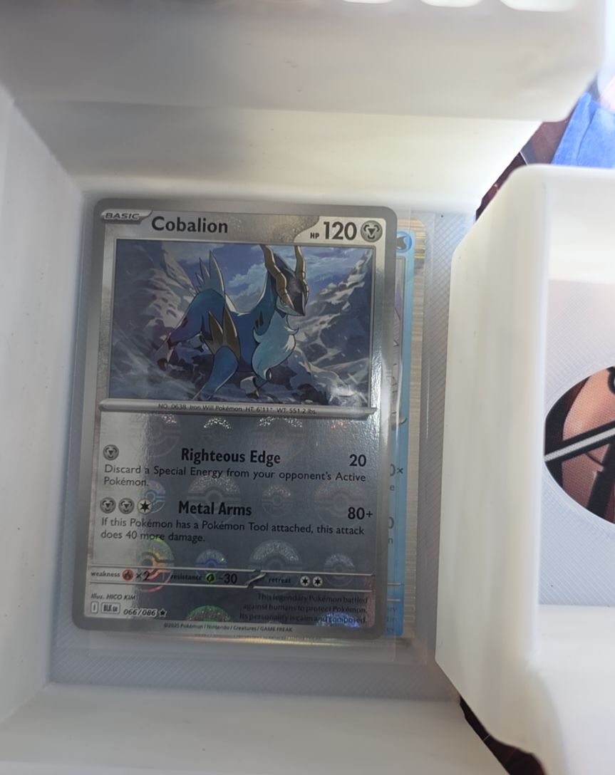 2025 Pokémon TCG Scarlet & Violet Black Bolt #066 Cobalion — front