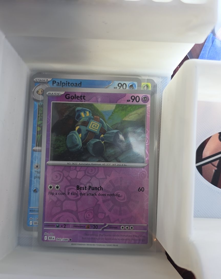 2023 Pokémon SV Black Bolt #042 Golett — front