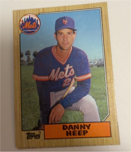 1987 Topps #241 Danny Heep — front