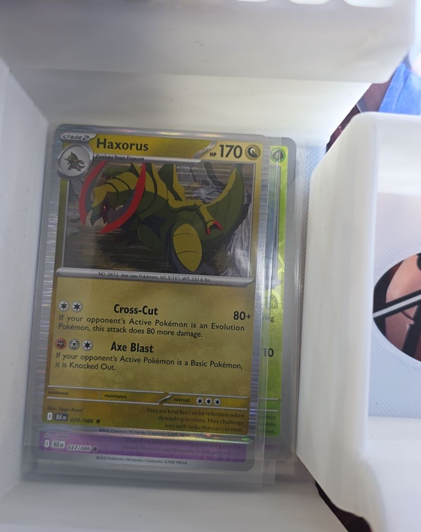 2025 Pokémon SV Black Bolt #070 Haxorus — front