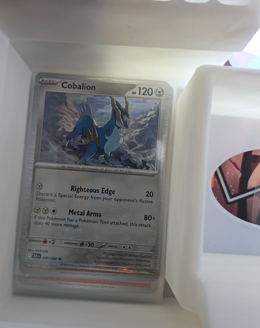 2022 Pokémon SV Black Bolt #066 Cobalion — front