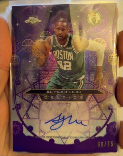 2025-26 Topps Chrome #CH-AH Al Horford Chromographs — front