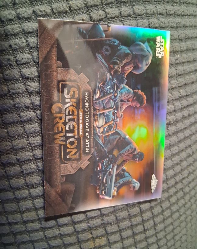 2025 Topps Chrome Star Wars #SC-23 Racing To Save At Attin — front