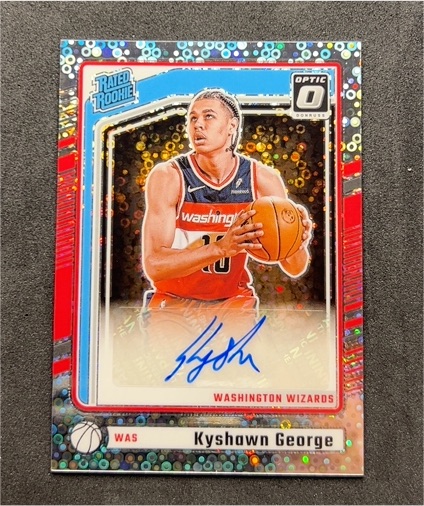 2024-25 Donruss Optic #329 Kyshawn George — front