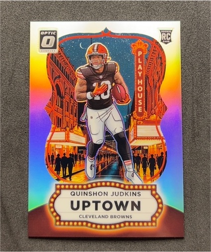 2025 Donruss Optic #17 Quinshon Judkins Uptown — front
