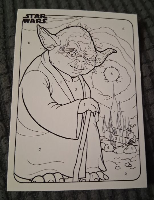 2025 Topps Chrome Star Wars By The Number #CP-8 Yoda — front