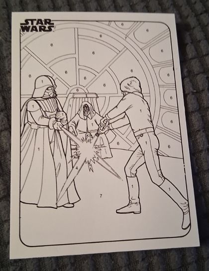 2025 Topps Chrome Star Wars By The Number #CP-10 Darth Vader, Luke Skywalker, Emperor Palpatine — front