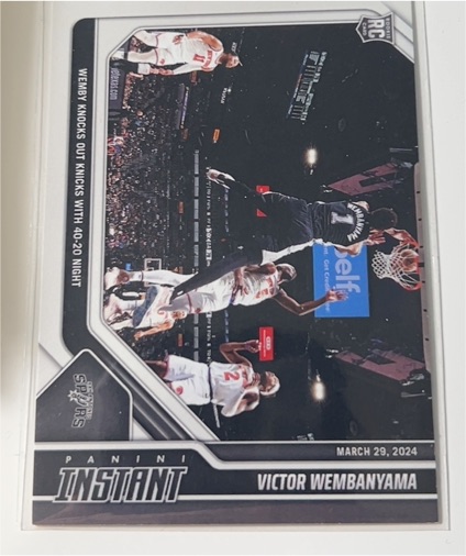 2023 Panini Instant #463 Victor Wembanyama — front