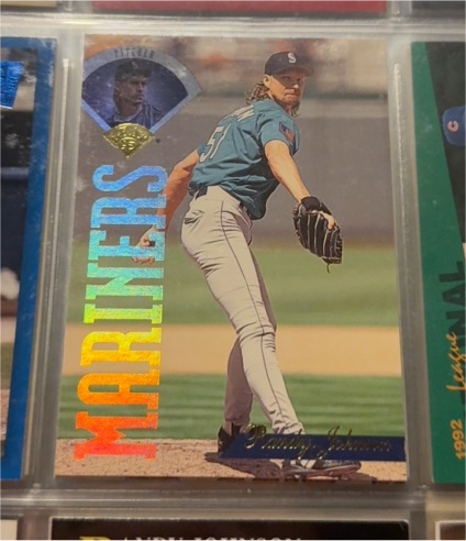 1995 Leaf #244 Randy Johnson — front