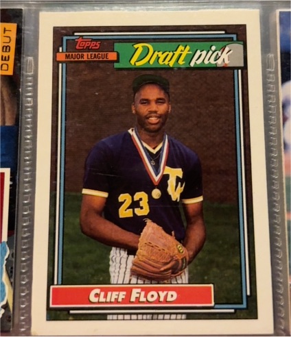 1992 Topps #186 Cliff Floyd — front