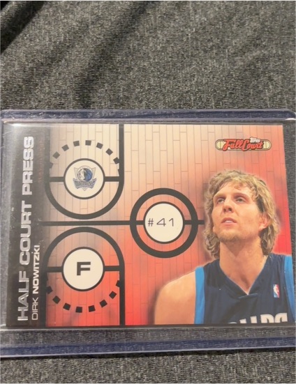 2006 Topps Full Court #HCP2 Dirk Nowitzki Half Court Press — front