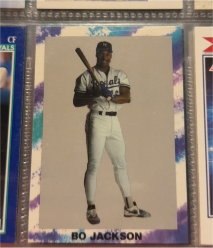 1990 Oddballs Bo Knows Baseball #NNO Bo Jackson — front