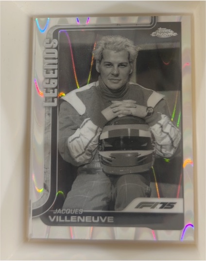 2025 Topps Chrome Formula 1 #163 Jacques Villeneuve — front