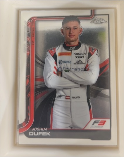2025 Topps Chrome Formula 1 #55 Joshua Dufek — front