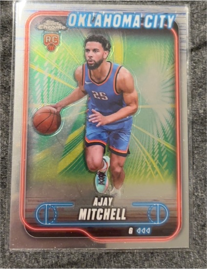 2024-25 Topps Chrome #132 Ajay Mitchell — front