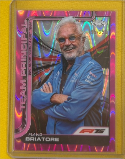 2025 Topps Chrome Formula 1 #199 Flavio Briatore — front