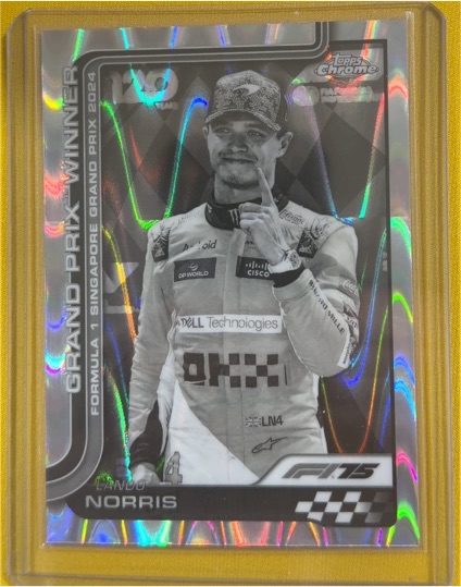 2025 Topps Chrome Formula 1 #110 Lando Norris — front