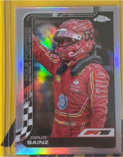 2025 Topps Chrome Formula 1 #121 Carlos Sainz — front