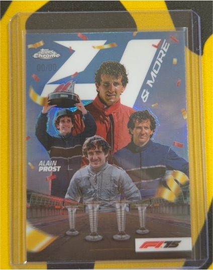 2025 Topps Chrome Formula 1 #4N-3 Alain Prost 4 & More — front