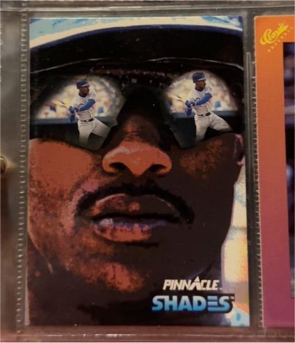 1992 Pinnacle Shades #602 Eric Davis — front
