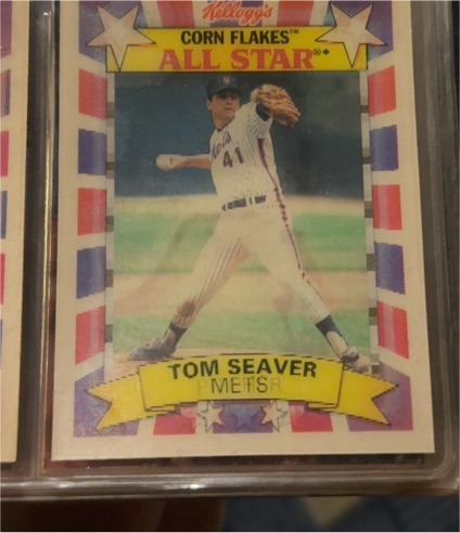 1992 Kellogg's Corn Flakes All-Stars #5 Tom Seaver — front