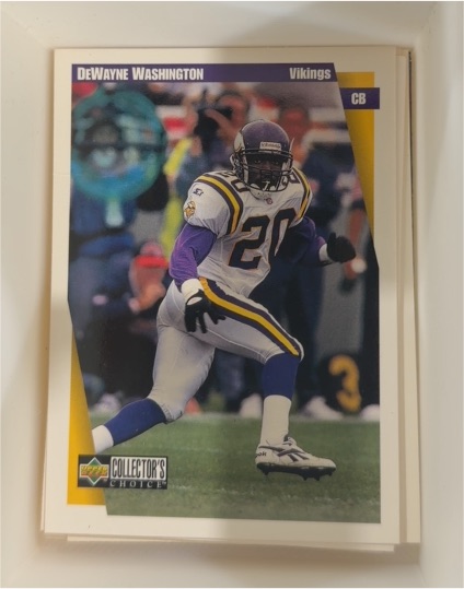 1997 Upper Deck Collector's Choice #303 Dewayne Washington — front