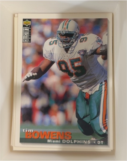 1995 Upper Deck Collector's Choice #95 Tim Bowens — front