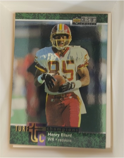 1997 Upper Deck Collector's Choice Turf Champions #TC8 Henry Ellard — front