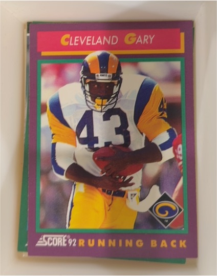 1992 Score #192 Cleveland Gary — front