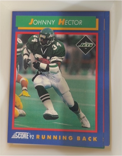 1992 Score #109 Johnny Hector — front