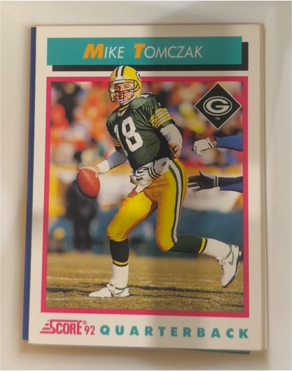 1992 Score #466 Mike Tomczak — front