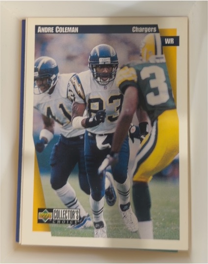 1997 Upper Deck Collector's Choice #137 Andre Coleman — front