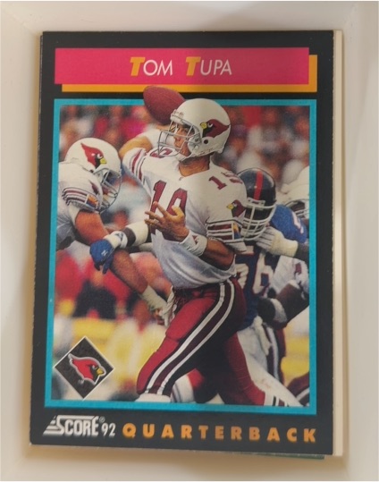 1992 Score #439 Tom Tupa — front