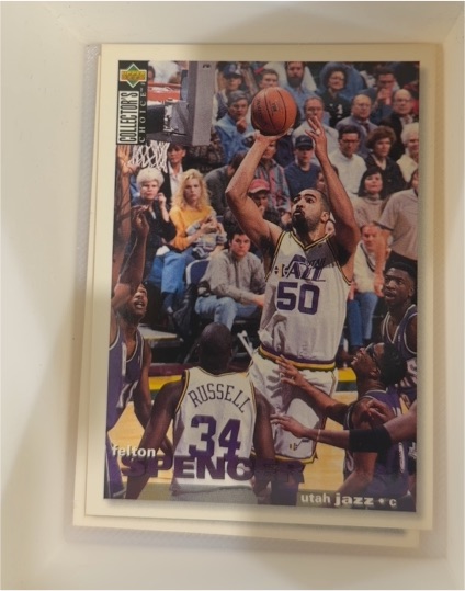 1995-96 Upper Deck Collector's Choice #227 Felton Spencer — front