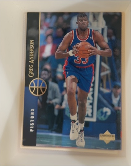 1994-95 Upper Deck #130 Greg Anderson — front