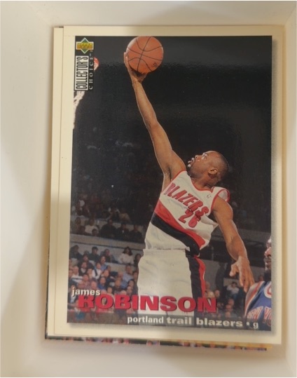 1995-96 Collector's Choice #81 James Robinson — front
