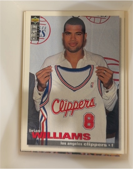 1995-96 Upper Deck Collector's Choice #233 Brian Williams — front